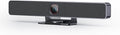 AV Access Conference Room Camera, Cascaded Up to 3 Mics for Large Room, 120° FOV 4K Webcam with 4 Microphones, Auto Framing, Speaker Tracking, Video Bar with 3.5mm Audio Out Dual Stereo Speakers