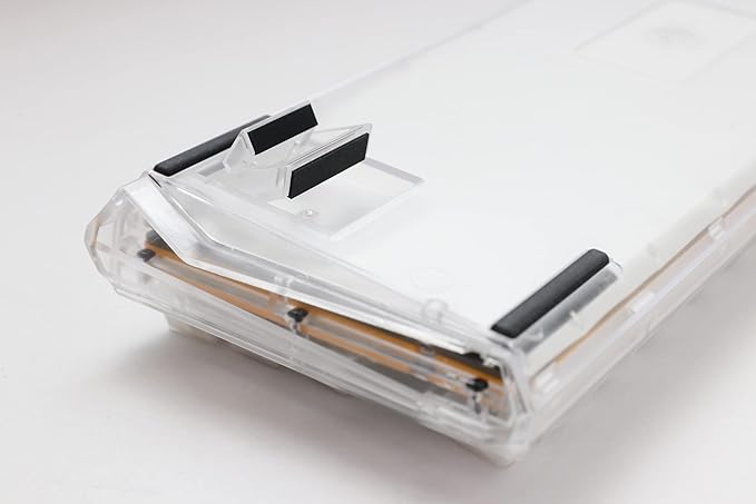 Ducky One 3 Aura 60% Mechanical Keyboard: Quack Mechanics Dampening, Hot-Swappable Cherry MX Silent Red Switches, High-Density PBT Doubleshot Keycaps, RGB, US, Aura White