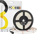 16.4FT DC24V COB LED Strip 4000K Natrual White 320LEDs Flexible High Density Uniform Bright Light Strip 9W/m, Dimmable LED Light for DIY Kitchen Bedroom Home Decor, No Power and Controller