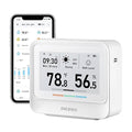 INKBIRD WiFi Thermometer Hygrometer, Temperature and Humidity Sensor with Weather Station, 9-in-1 IBS-TH5 with Electronic Ink Display, 2 Years Free Data Storage Export, Remote Monitor for Room