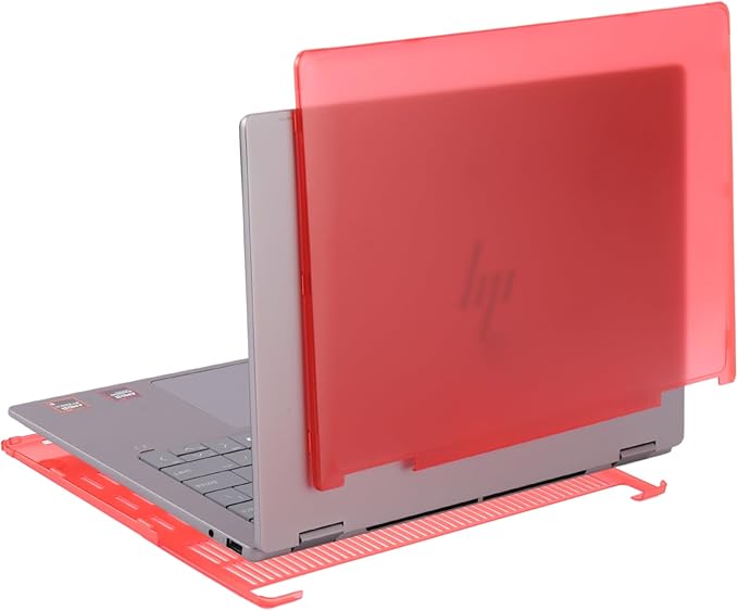 mCover Hard Case ONLY Compatible for 2025+ 14" HP OmniBook X Flip 14-FMxxxx 14-FKxxxx 2-in-1 (with 360° Hinge) Windows Laptop (NOT Fitting Any Other HP Models)- Green