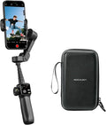 AOCHUAN Smart V8 3-Axis Gimbal Stabilizer for iPhone, Smartphone Gimbal w/7.8" Extension Rod, OLED Display, Phone Stabilizer w/Face Tracking, Portable Hard Case for Camera, EVA Bag V8& B30