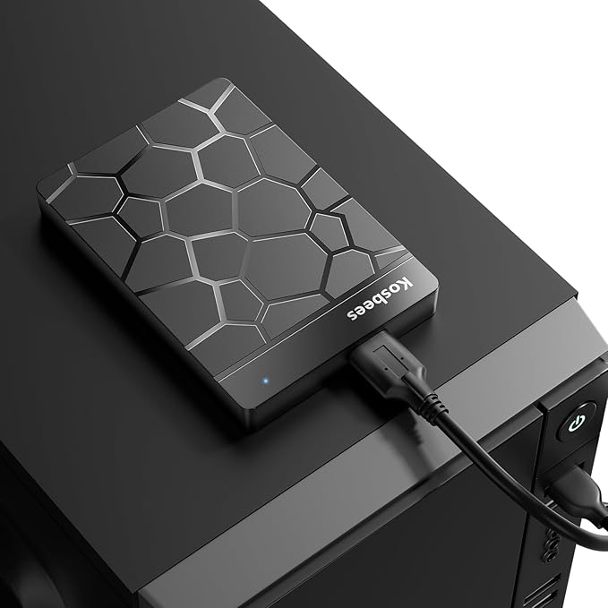 500 GB External Hard Drives,Portable Hard Drive for Windows,Ultra Slim External HDD Store Compatible with PC, MAC,Laptop,PS4, Xbox one, Xbox 360;Plug and Play Ready