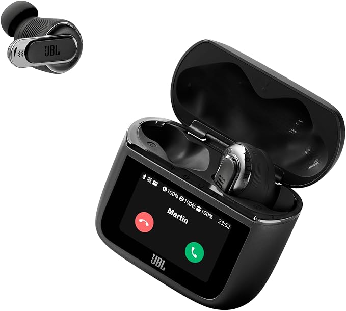 JBL Tour Pro 3 - True Wireless Noise Cancelling Earbuds with Smart Charging Case, Legendary Pro Sound with Hybrid Dual-Driver, Spatial 360 Sound with Head Tracking (Black)