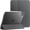 JETech Case for iPad Pro 13-Inch M4 (2024), Slim Stand Hard Back Shell Smart Cover with Auto Wake/Sleep (Space Gray)