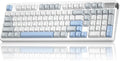 CORBOBO LEOBOG A98-96% Mechanical Keyboard Wireless, Tri-Mode BT5.0/2.4GHz/USB-C, Creamy Keyboard with Number Pad, Gasket Structure Hot Swappable, Custom Gaming Keyboard RGB Backlit with Knob for PC