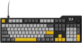AJAZZ AK35I V3 104-Key Full Size Wired Gasket Mount Gaming Keyboard with Multimedia Buttons & Knob Control | Five Layer Pad | OEM Profile PBT Keycaps | Blue Backlit Custom Keyboard