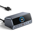 Selore 13-in-1 Laptop Docking Station with 2.26" LCD Display, 160W Max Output, Dual 4K HDMI, 10Gbps USB A/C Ports, Gigabit Ethernet, 100W PD Charging for MacBook, Dell, HP, Lenovo and More