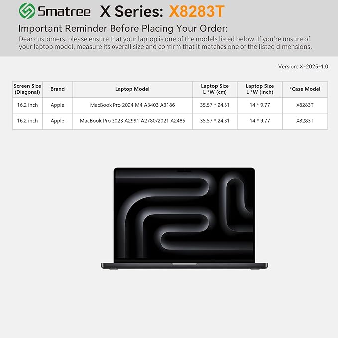 Smatree Hard EVA Protective Sleeve Case Compatible for 16.2 inch MacBook Pro M4 2024/2023/2022/2021, for 16.2 inch MacBook Pro A3403/A3186/A2485/A2991/A2780 Sleeve, Pink (X8283TP)