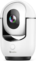 Cloarks 2K Pan/Tilt Security Camera, WiFi Indoor Cameras for Home Security with AI Motion Detection, Pet/Dog/Baby Camera with Phone App, 2-Way Audio, 24/7, Siren, TF/Cloud Storage