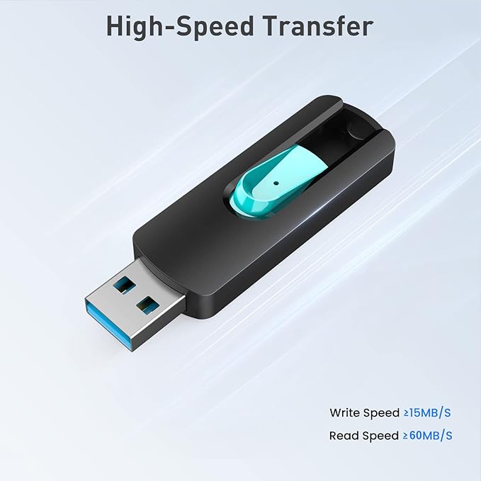 Aiibe 32GB USB 3.0 Flash Drive 10 Pack 32GB USB Flash Drives Thumb Drive USB Memory Stick USB Drive for Data Storage (32 GB, 5 Mixed Colors)