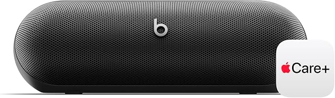 Beats Pill - Wireless Bluetooth Speaker with AppleCare+ (2 Years) - Matte Black