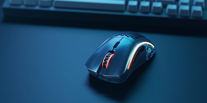 Glorious Gaming Model D- (Small) Wireless Gaming Mouse - 67g Superlight Honeycomb Design, RGB, Ergonomic, Lag Free 2.4GHz Wireless, Up to 71 Hours Battery - Black