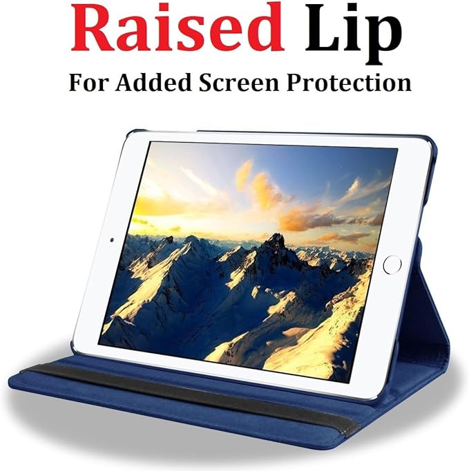 Vultic Rotating Case for iPad Air 3 (2019) / Pro 10.5 inch (2017), 360 Degree Stand [Auto Sleep/Wake] Folio PU Leather Smart Cover (Black)