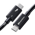 Cable Matters [Intel Certified] 80Gbps Thunderbolt 5 Cable with up to 120Gbps Bandwidth Boost and 240W Charging - 0.5m / 1.6ft, Compatible with Thunderbolt 4, USB4, and USB C, Black