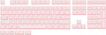 EPOMAKER AegisSil Keycap Set, Silicone Material, Cherry Profile, 113 Keys, 65%/75%/96%/Full Size, Custom Keyboard Keycaps Set for Cherry MX, Kailh, Outemu, Gateron Mechanical Gaming Keyboard (Pink)