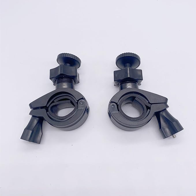 2 Pack Bike Camera Mount with 1/4" Screw Handlebar Super Clamp Action Camera Mount for Insta360 GoPro AKASO DJI Phone DSLR Flash Light GPS Monitor Screen Speaker Bicycle Motorcycle Trike Bar