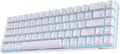 RK ROYAL KLUDGE RK68 Wireless Hot Swappable 65% Mechanical Keyboard, 68 Keys Compact BT5.0 Gaming Keyboard with Stand-Alone Arrow/Control Keys, Quiet Red Switch
