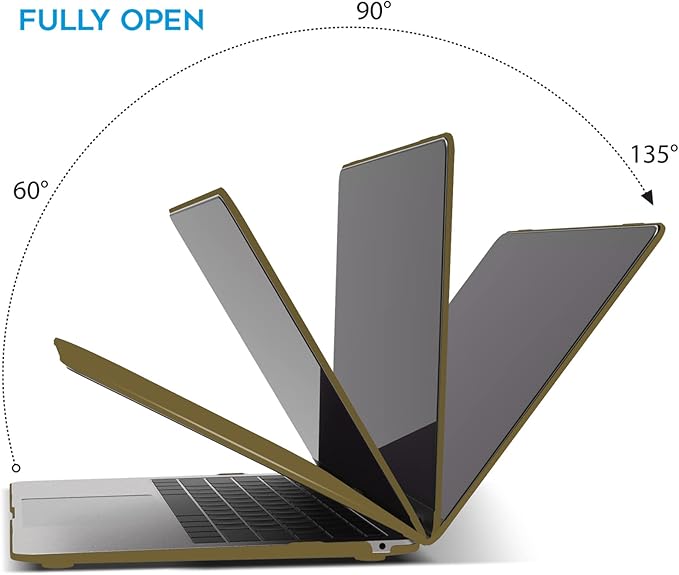IBENZER Compatible with Old Version MacBook Air 13 Inch Case (2010-2017 Release). Models: A1466 / A1369, Plastic Hard Shell Case with Keyboard Cover for Mac Air 13, Olive Green, A13OLGN+1