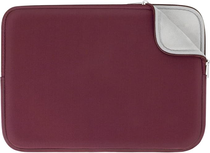 RAINYEAR 14 Inch Laptop Sleeve Protective Case Soft Lining Padded Zipper Cover Carrying Bag Compatible with 14" Notebook Computer Tablet Ultrabook Chromebook (Red, Upgraded Version)