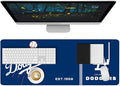 Baseball Mouse Pad Extended Large Gaming Desk Pad 31.5 x 11.8 Inch, XL Mousepad Topographic Mouse Pad with Anti-Slip Rubber Base for Los Angeles Home Office