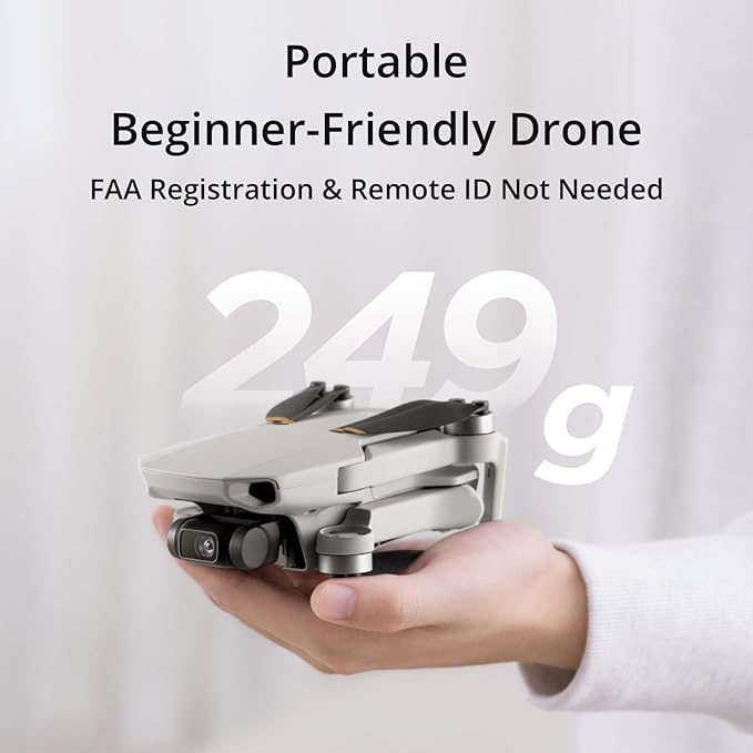 Specta Mini Drone Combo with 2 Batteries, 4K/30fps Video, 32800ft FPV Transmission, Easy to Fly, 3 Aixs Gimbal, 62-Min Flight, Under 249g Portable Drone for Beginners