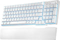RK ROYAL KLUDGE RK96 90% Triple Mode BT5.0/2.4G/USB-C Hot Swappable Mechanical Keyboard with Magnetic Wrist Rest, 96 Keys Wireless Gaming Keyboard with Software, Blue Backlight