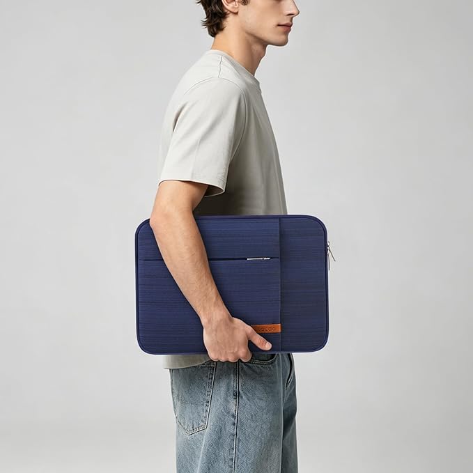 Lacdo Chromebook Case 11 Inch Laptop Sleeve for 11 Inch Acer HP Lenovo Dell Samsung ASUS Chromebook Spin 3 11, 13 inch New Surface Pro 11 Copilot+PC / 10 9 8 X, 11.6" MacBook Air Computer Bag, Blue