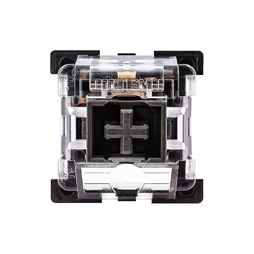 OUTEMU (Gaote) Black Switches - 20 Pack -3 pin DIY Replaceable Linear Heavy 60g Force Key Switches Replacement Switches or Mechanical Keyboard