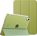 MoKo for iPad mini 7 (A17 Pro) Generation Case 2024, iPad mini 6 Case 2021, 8.3-inch Slim Lightweight Protective Hard Back PC Shell Stand Cover Support Touch ID, Auto Wake/Sleep, Wild Fern Green