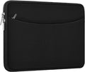 Laptop Sleeve 13.3 inch, Shockproof Protective Briefcase Carrying Computer Cover Bag with Accessory Pocket Portable Laptop Case Compatible with MacBook Air Pro 13.3 inch 14 inch, Black
