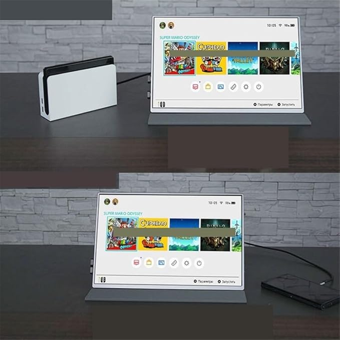 GLigeT Wide Device 13.4-inch 60Hz 500nits 4K Portable Display for Laptops Mobile Phones Game Consoles Extended Screen