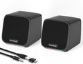 Computer Speakers for Desktop PC,Desktop Speakers,Small Computer Speakers USB Powered 3.5mm Aux Speaker
