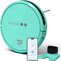 TECBOT S1 Robot Vacuum Cleaner Slim 120Mins Runtime 2-in-1 Robot Sweeping or Mopping Self-Charging WiFi&App&Remote Control Robotic Vacuum Cleaner for Home Pet Hair Hard Floors,Blue