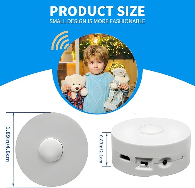 16 Minutes Voice Recorder, Record Custom Message for Crafts, Stuffed Bear, Baby Doll, and Pillow