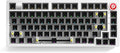 LEOBOG Hi75C Pro Wireless Mechanical Keyboard Kit – Aluminum Alloy Gasket Mount 75% Barebones DIY Base with Hot Swap, RGB Backlighting & Volume Knob – Enhanced Custom Gaming Keyboard Build, 4000mAh