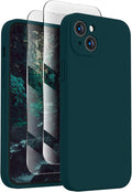 FireNova Designed for iPhone 14 Case, Silicone Upgraded [Camera Protection] Phone Case, Soft Anti-Scratch Microfiber Lining Inside, 6.1 inch, Teal