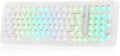 KiiBoom Phantom98 Lite 96% Wireless Mechanical Gaming Keyboard, VIA Programmable, Creamy Keyboard with Gasket, 8000mAh Battery, Hot Swap, RGB Backlits, NKRO for Win/Mac (Clear, Mossy Silent Switch)