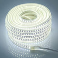 110V 120V LED Strip Lights 3.28FT 120LEDs/m 6000K Cool White 1M LED Rope Lights Outdoor Waterproof IP67 SMD 5730 Cuttable LED Light for Bedroom Wall Kitchen Home Decor