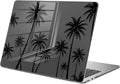 Compatible with MacBook Pro 13 inch Case M2 2025, 2024-2016 A2338 M1 A2251 A2289 A2159 A1989 A1708 A1706, Black Palm Tree Protective Hard Shell Clear Black Cover for Mac Pro 13