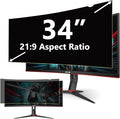 34 Inches Privacy Screen Filter for 21:9 Curved Ultrawide Monitor | Privacy Shield | Anti Glare & Anti-Blue Light | Eye Protection | Anti Spy | Computer Security Private Filter Protector