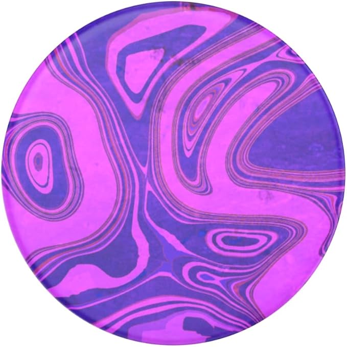 PopSockets Adhesive Phone Grip, Holder, Phone Stand, Purple - Lava Flow