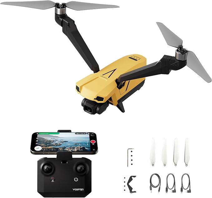 Falcon Mini Drone with an Extra Battery, 2 Battery for Max 68 Mins Flight Time (Combo)