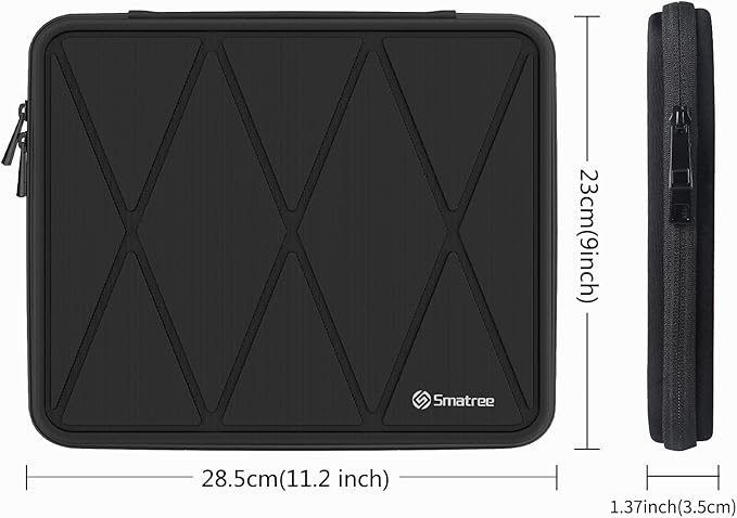 Smatree iPad Pro Hard Sleeve Case for 11 inch iPad Pro M5 2025/M4 2024/2022, 10.9 inch iPad Air 2022, Microsoft Surface Go 10.5 Sleeve Case Tablet Bag