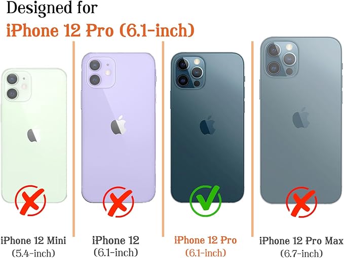 Magnetic for iPhone 12/12P Case Cute Stripes Phone Case, Shockproof Slim TPU and Hard PC Protective Phone Cover Compatible with MagSafe Designed for Women Girls, Apricot