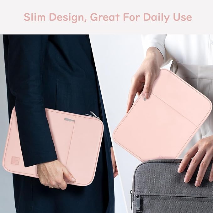 Dadanism 13 Inch Tablet Sleeve Padded Carrying Case for New iPad Air 13" M4/M3 2026/2025, iPad Pro 13" M5/M4 2025/2024, Galaxy Tab S10+/S9 FE+/S9+ 12.4", Remarkable Paper Pro 11.8", Pink