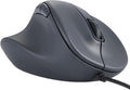 ELECOM Left Hand Wired USB Ergonomic Shape Mouse, Silent Click, 2000DPI, 5 Buttons, Optical Sensor, Compatible with PC, Mac, Laptop, EX-G, Msize Black (M-XGM31UBSKBK)