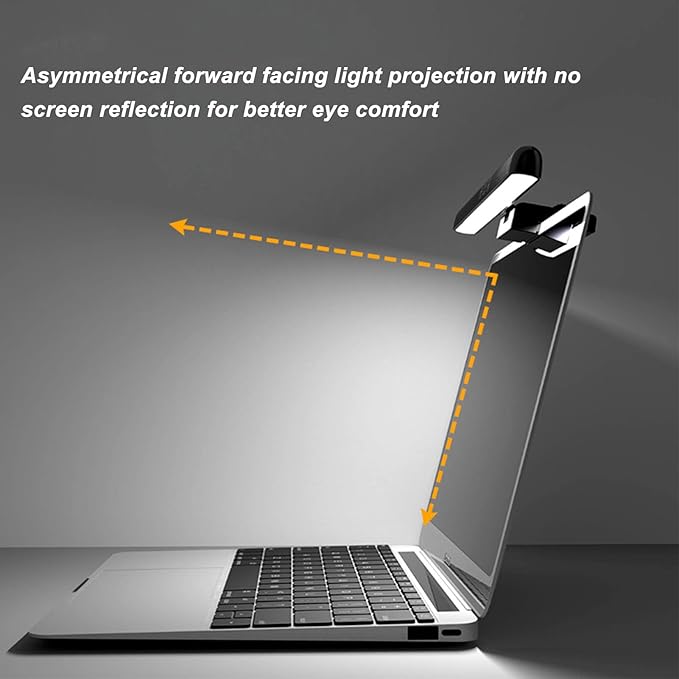 Gavigain Computer Monitor Light, Monitor Light Bar, 3 Tunable Color Temperature Dimmable LED Screen Monitor Light Bars with Touch Control for Laptop