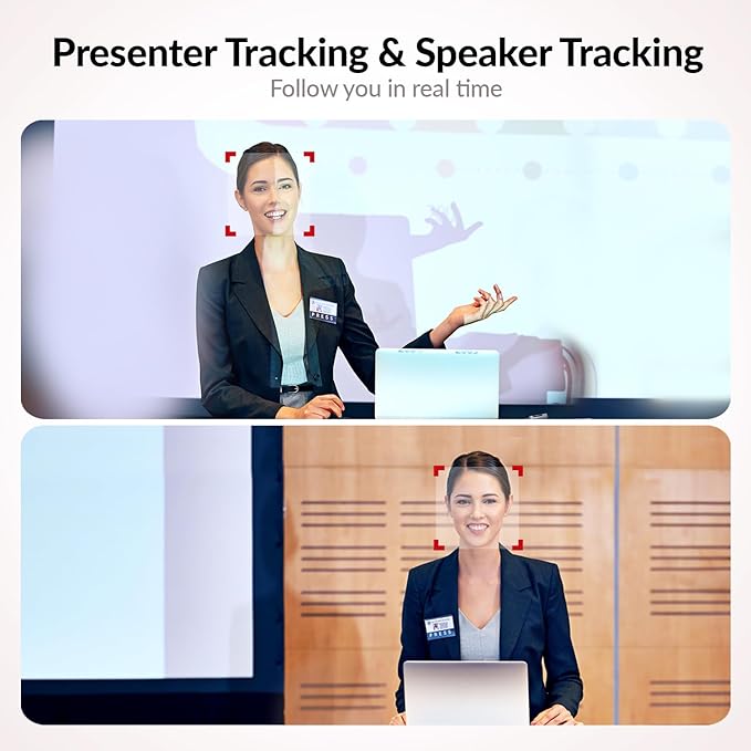 AV Access Conference Room Camera, Cascaded Up to 3 Mics for Large Room, 120° FOV 4K Webcam with 4 Microphones, Auto Framing, Speaker Tracking, Video Bar with 3.5mm Audio Out Dual Stereo Speakers