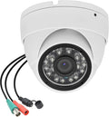 1080p 2MP CCTV Security Camera 4-in-1 (TVI/AHD/CVI/960H Analog) Dome Surveillance Cameras, 24pcs LEDs, 2.8mm Fixed Lens, 65ft IR Night Vision, 105° Wide Angle, IP66 Full Metal Housing